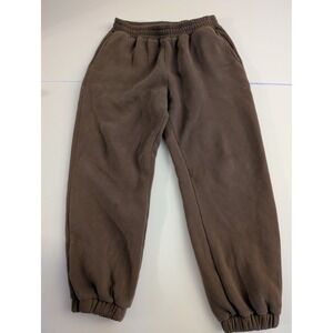 Comfrt Men's XL Brown Sweatpants Fleece Joggers Comfy Heavyweight Lounge